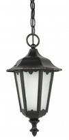Lauko pakabinamas šviestuvas Su-Ma Retro Midi, 60W, E27, IP43, juoda sp., 21 cm x 74 cm