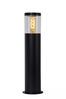 Pastatomas lauko šviestuvas Lucide Fedor 14899/50/30, 40W, E27, IP44, juoda sp., 13 cm x 49 cm