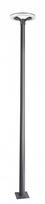 Pastatomas lauko šviestuvas Su-Ma Ster, 44W, LED, IP65, tamsiai pilka sp., 36.5 cm x 250 cm