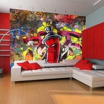 Fototapetas Artgeist Graffiti Monster LFTNT1573SAM, 154 cm x 196 cm