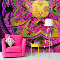 Fototapetas Artgeist Mandala: Pink Expression LFT1484SAM, 280 cm x 392 cm