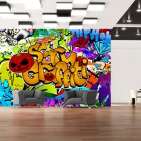 Fototapetas Artgeist Scary Graffiti MNEW010655SAM, 105 cm x 147 cm