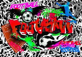 Fototapetas Artgeist Football Passion MFT790, 105 cm x 150 cm
