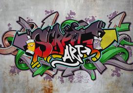 Fototapetas Artgeist Street Classic (Reggae Colours), 210 cm x 300 cm