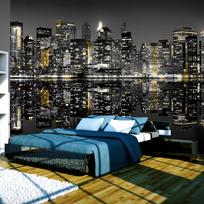 Fototapetas Artgeist Gold And Silver - Nyc LFTNT0717SAM, 154 cm x 196 cm