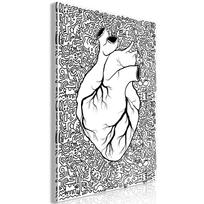 Reprodukcija Artgeist Clean Heart, n-a-1121-b-a, 60 cm x 90 cm