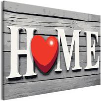 Tapymas pagal skaičius Artgeist Home With Red Heart MA_0130, 60 x 40 cm