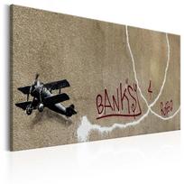 Reprodukcija Artgeist Love Plane By Banksy N4163, 60 cm x 40 cm