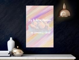 Reprodukcija Artgeist Try To Be A Rainbow N9577-S, 20 cm x 30 cm