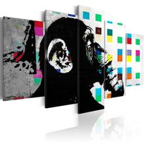 Reprodukcija Artgeist The Thinker Monkey (Banksy) N6408-DKXPWD, 200 cm x 100 cm