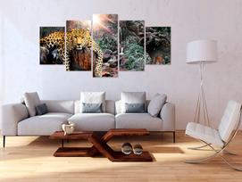 Reprodukcija Artgeist Leopard Relaxation N6086-DKX, 200 cm x 100 cm