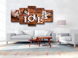 Reprodukcija Artgeist House Of Love, m-c-0117-b-m, 200 cm x 100 cm