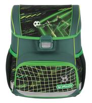 Mokyklinė kuprinė Herlitz Loop GAME CHANGER 50046300, juoda sp./žalia sp., 31 cm x 22 cm x 37 cm
