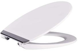 Unitazo sėdynė su dangčiu Sepio White Star, balta sp., 43.5 cm x 37.5 cm