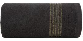 Vonios rankšluostis Lila 11, juoda sp., 140 cm x 70 cm