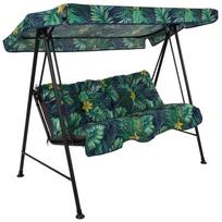 Lauko sūpynės Patio Tora Black Edition, juoda sp./žalia sp., 175 cm x 95 cm x 140 cm