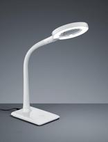 Darbo stalo šviestuvas Trio Lupo, LED, 5W, balta sp./balta sp.