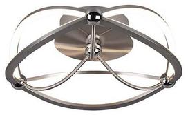 Šviestuvas lubų Trio Charivari 621210107, LED, 3000 °K, 1 x 20 W, nikelio sp. / nikelio sp.