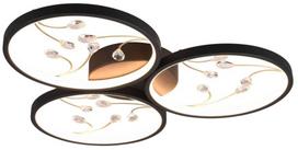 Šviestuvas lubų Trio Groovy 642110332, LED, 3000 °K x 30 W, juoda sp.