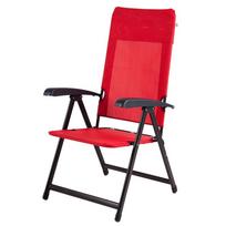 Lauko kėdė Patio Florence D029-03TB, juoda sp./raudona sp., 72 cm x 58 cm x 105 cm