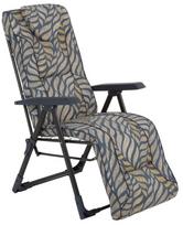 Lauko kėdė Patio Mijas Plus G050-06IB, geltona sp./pilka sp., 85 cm x 59 cm x 105 cm
