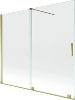 Vonios sienelė Mexen Velar II, 180 cm x 150 cm, aukso sp./grūdintas