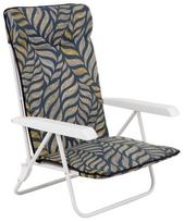 Lauko kėdė Patio G050-06IB 462203, balta sp./geltona sp./pilka sp., 107 cm x 59 cm x 62 cm