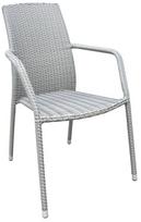 Lauko kėdė Patio Etienne, pilka sp., 57 cm x 66 cm x 90.5 cm