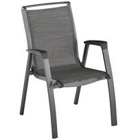 Lauko kėdė Kettler Forma II, juoda sp./pilka sp., 69 cm x 60 cm x 93 cm