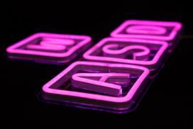 Dekoracija Preyon WASD su LED apšvietimu, 28.5 cm, 42 cm, balta sp.