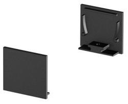 LED profilio galinis dangtelis SLV Grazia 20 Flat Version 1000567, juoda sp., IP20