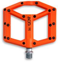 Pedalas Cube Acid Flat C1-IB, plastikas, oranžinė sp., 2 vnt.