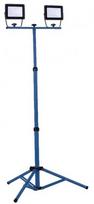 Statybinis prožektorius su stovu, pastatomas AS-Schwabe Optiline, 60 W, 5400 lm, 4000 °K, IP65, mėlyna sp./juoda sp.