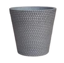 Gėlių vazonas Domoletti RP16-077, keramika/cementas, Ø 30 cm, pilka sp.