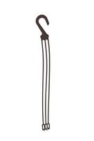 Vazono laikiklis 2406-013, 49 cm, plastikas, ruda sp.