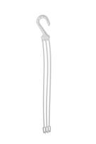 Vazono laikiklis 2406-011, 49 cm, plastikas, balta sp.