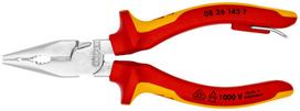 Replės kombinuotosios/izoliuotosios/smailios Knipex 08 26 145 T, 8 mm, 145 mm