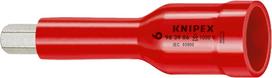 Žvaigždinė varžtų veržlių galvutė Knipex 98 39 06, 75 mm, 6 mm, 3/8", Ø21 mm