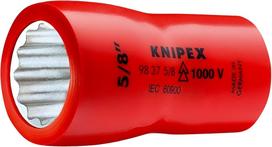 Žvaigždinė varžtų veržlių galvutė Knipex 98 37 9/16, 47 mm, 3/8", 9/16", Ø23 mm