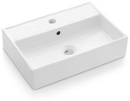 Vonios praustuvas Turin 0017B, keramika, 50 cm x 35 cm x 12 cm, balta sp.