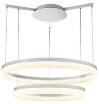 Šviestuvas kabinamas AZzardo Zola AZ1295, LED, 2 x 32 W, balta sp., 80 x 80 cm