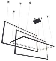 Šviestuvas kabinamas AZzardo Metric AZ2914, LED, 3000 °K, 3 x 45 W, balta sp./juoda sp.
