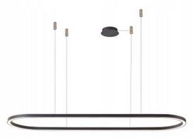 Šviestuvas kabinamas AZzardo Elena AZ5055, LED, 3000 °K, 1 x 50 W, balta sp./juoda sp.