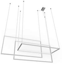 Šviestuvas kabinamas AZzardo Metric AZ2915, LED, 3000 °K, 3 x 45 W, balta sp.