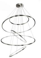 Šviestuvas kabinamas AZzardo Wheel XXL AZ3417, LED, 3000 °K, 5 x 190 W, balta sp., 120 x 120 cm