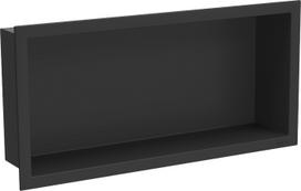 Įleidžiama sieninė lentyna Mexen X-Wall-R, 10 cm x 20 cm x 45 cm, juoda sp.