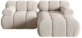 Modulinė sofa Micadoni Bellis 3D, smėlio sp., dešininė, 188 x 155 cm x 64 cm