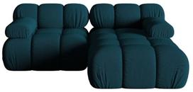 Modulinė sofa Micadoni Bellis 3D, tamsiai mėlyna sp., dešininė, 188 x 155 cm x 64 cm