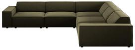 Kampinė sofa Micadoni Jodie, žalia sp., 287 x 287 cm x 70 cm