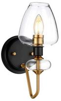 Šviestuvas sieninis Elstead Lighting Armand DL-ARMAND1-AB, E14, 1 x 40 W, skaidri sp.